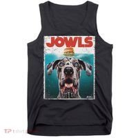 Merle Great Dane Jowls, Paws Top, Blue Eye Brown Dog Mom Dad Tank Top thumb 0