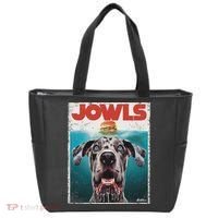 Merle Great Dane Jowls, Paws Top, Blue Eye Brown Dog Mom Dad Tote Bag thumb 0