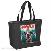 Merle Great Dane Jowls, Paws Top, Blue Eye Brown Dog Mom Dad Tote Bag thumb 2