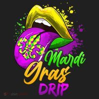 Mardi Gras Drip Mardi Gras Tumbler thumb 3