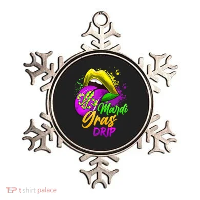Mardi Gras Drip Mardi Gras Ornament