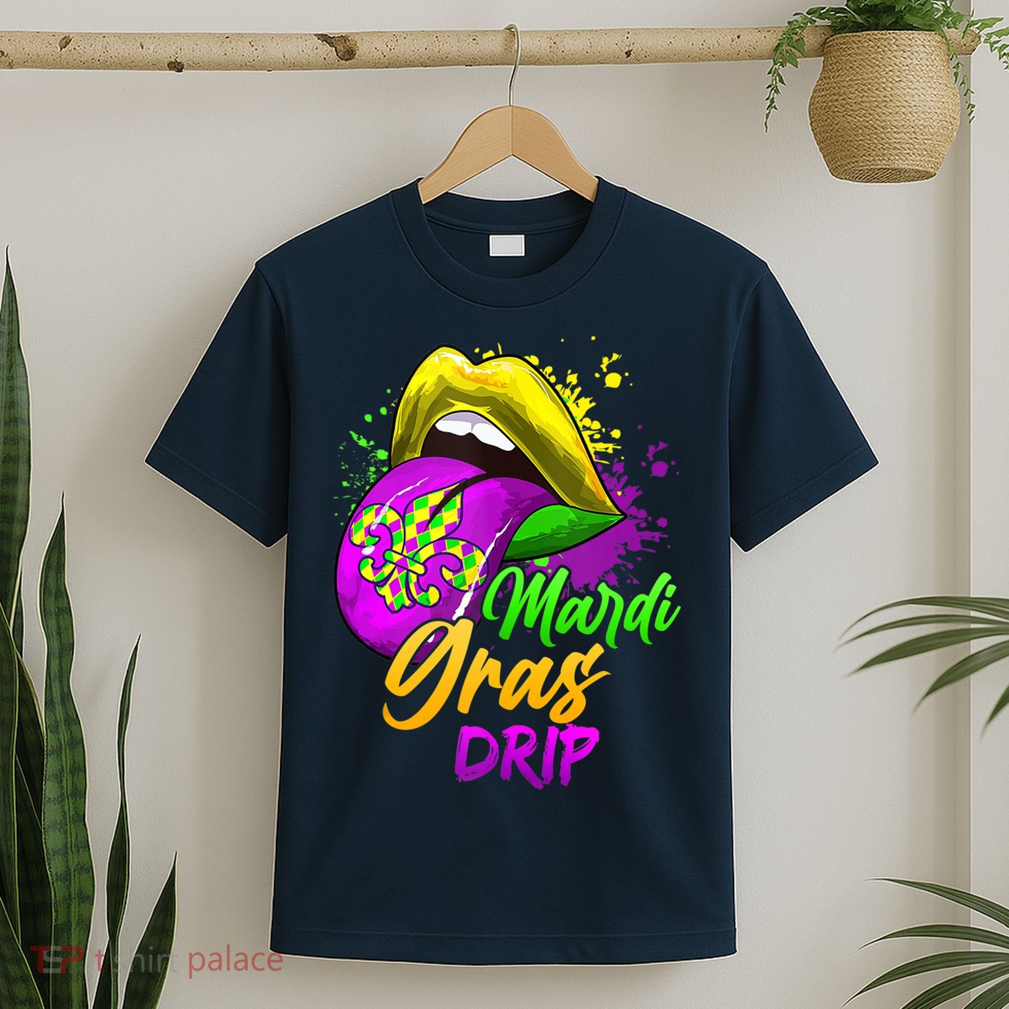Mardi Gras Drip Mardi Gras T-Shirt