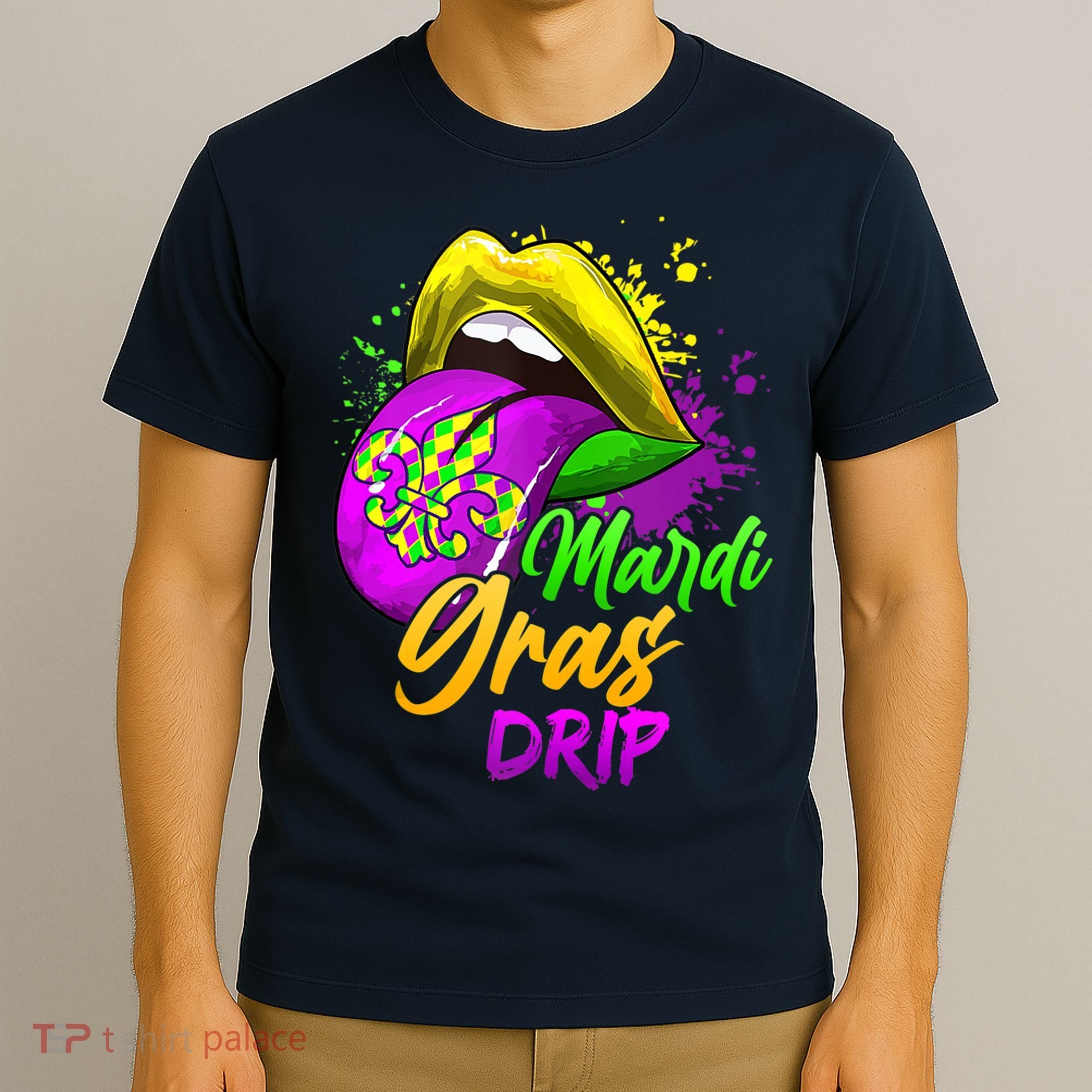 Mardi Gras Drip Mardi Gras T-Shirt