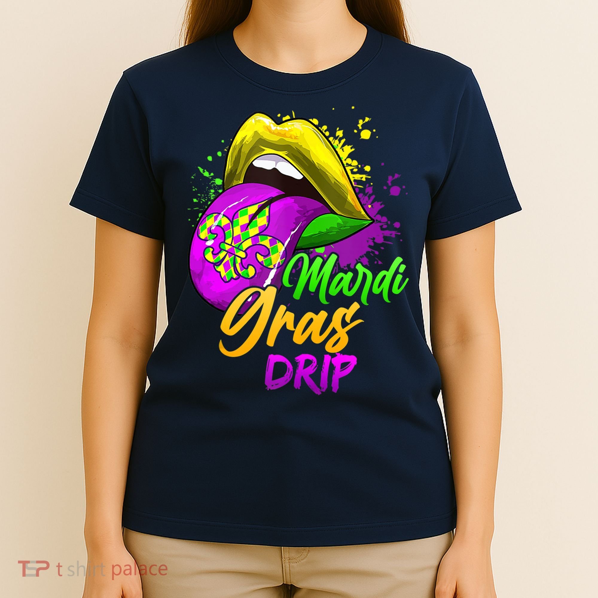 Mardi Gras Drip Mardi Gras T-Shirt