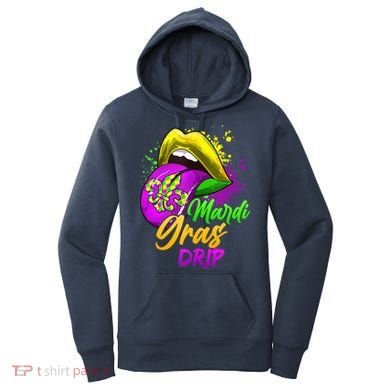 Mardi Gras Drip Mardi Gras Women's Hoodie