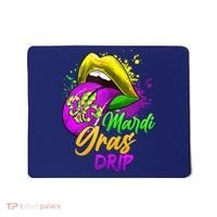 Mardi Gras Drip Mardi Gras Mousepad thumb 0