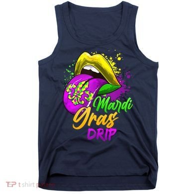 Mardi Gras Drip Mardi Gras Tank Top