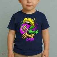 Mardi Gras Drip Mardi Gras Toddler T-Shirt thumb 2