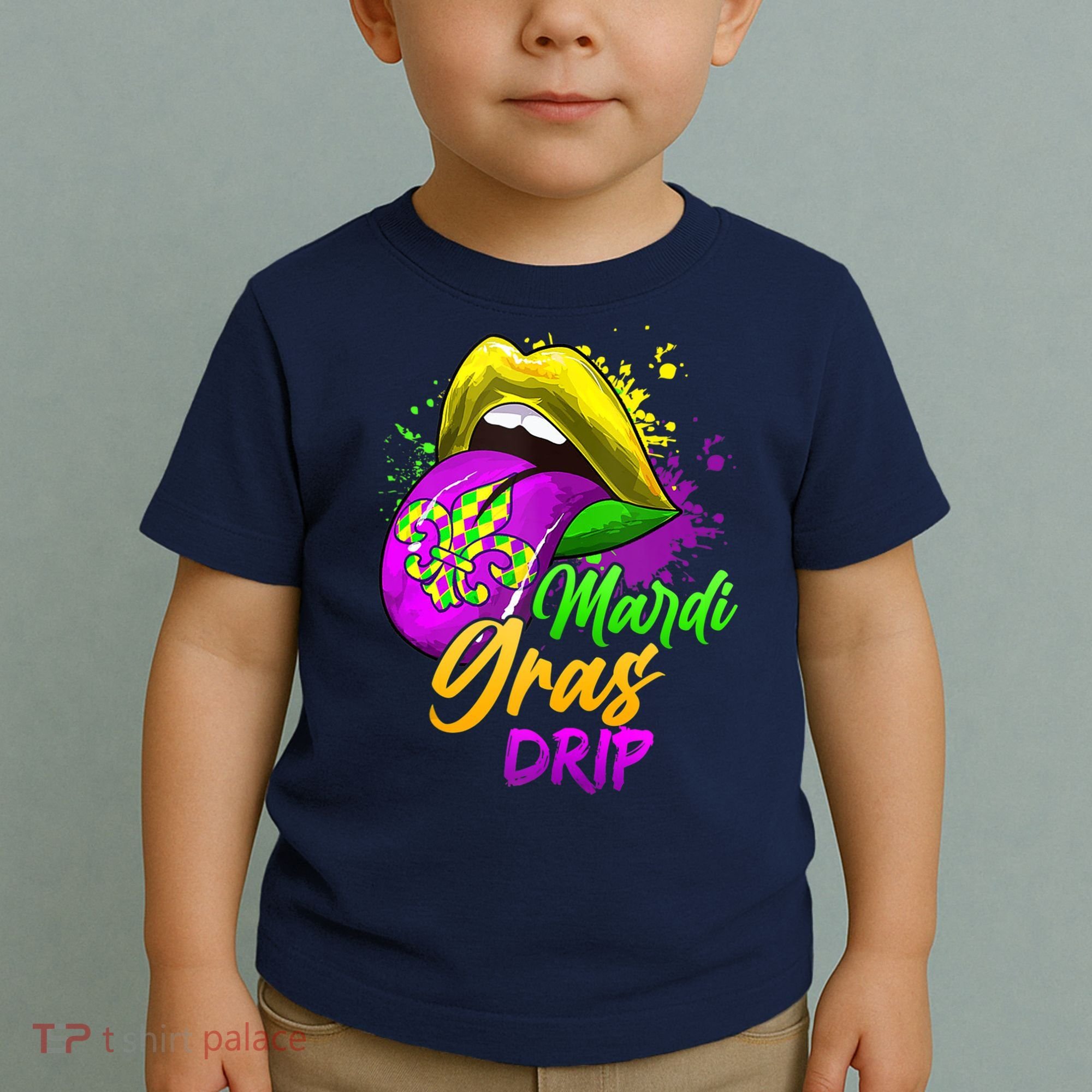 Mardi Gras Drip Mardi Gras Toddler T-Shirt
