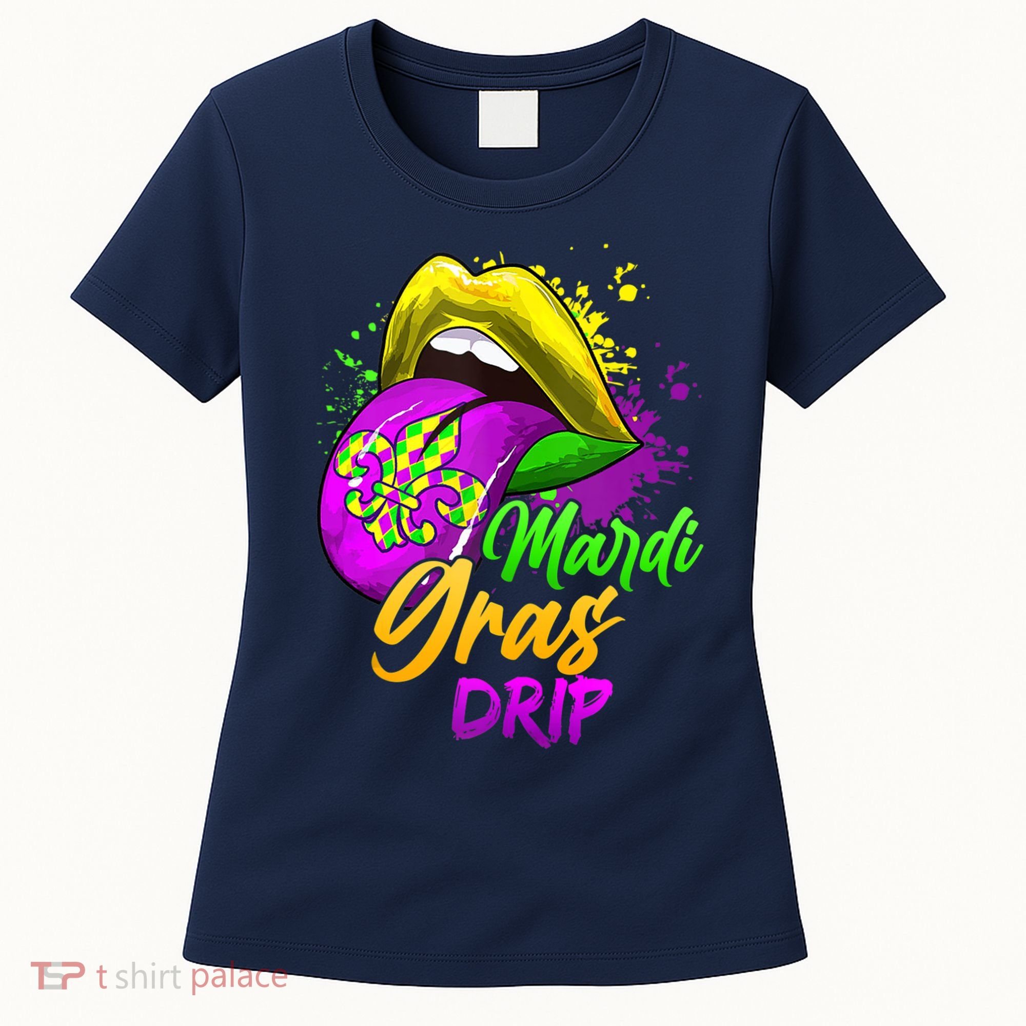 Mardi Gras Drip Mardi Gras Women's T-Shirt