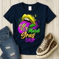 Mardi Gras Drip Mardi Gras Women's T-Shirt thumb 3