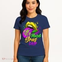 Mardi Gras Drip Mardi Gras Women's T-Shirt thumb 4