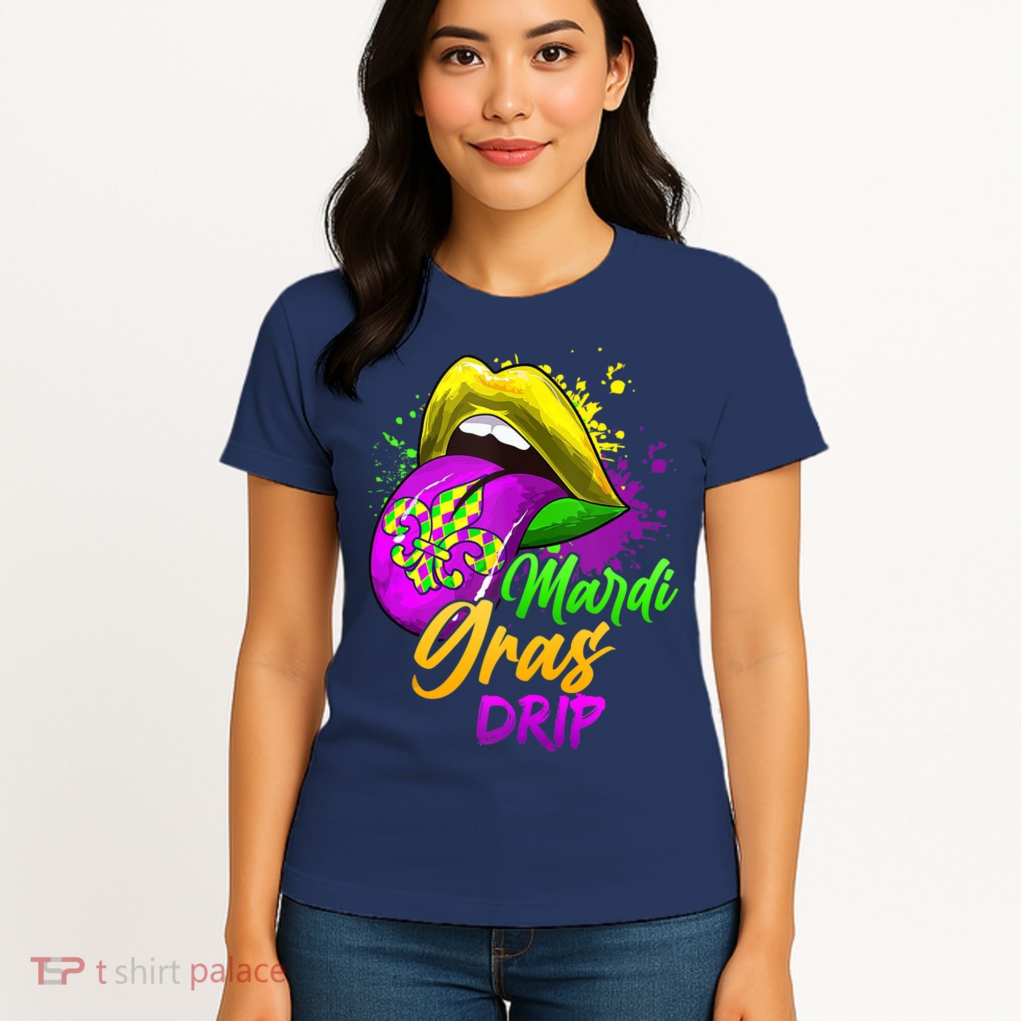 Mardi Gras Drip Mardi Gras Women's T-Shirt