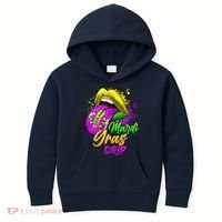 Mardi Gras Drip Mardi Gras Kids Hoodie thumb 0