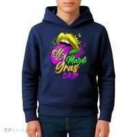 Mardi Gras Drip Mardi Gras Kids Hoodie thumb 4