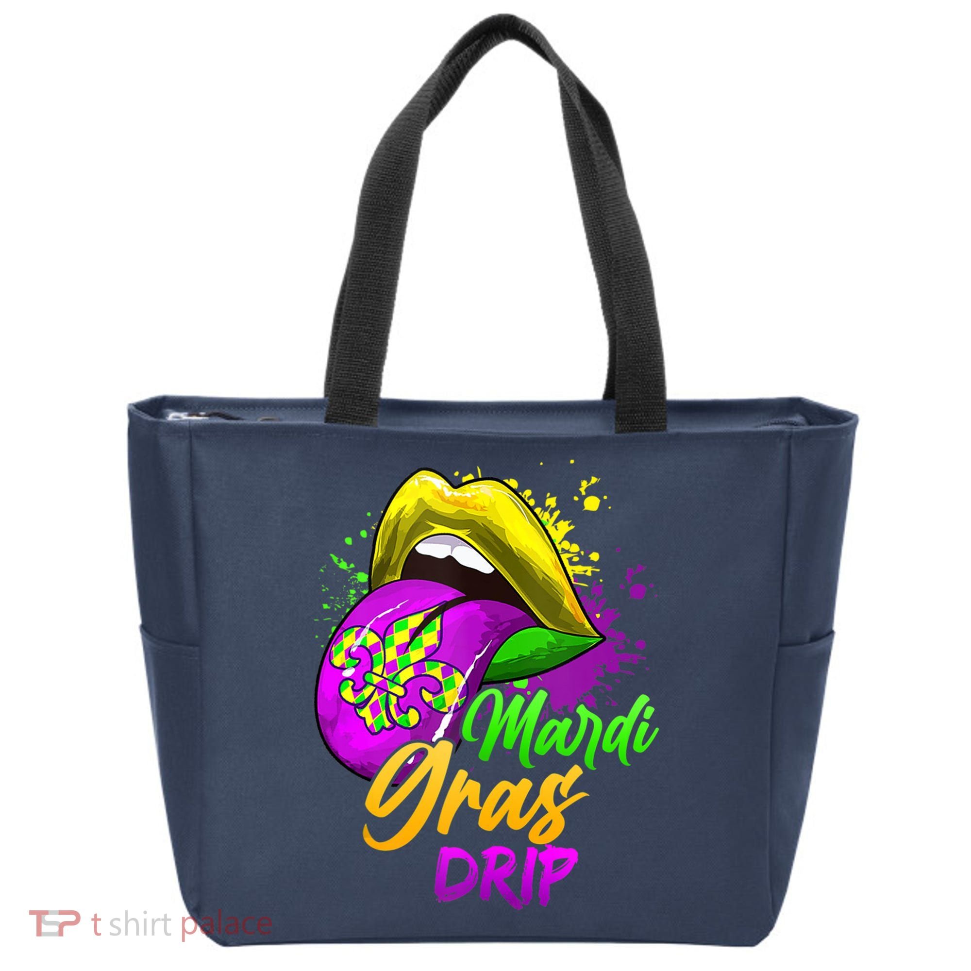 Mardi Gras Drip Mardi Gras Tote Bag
