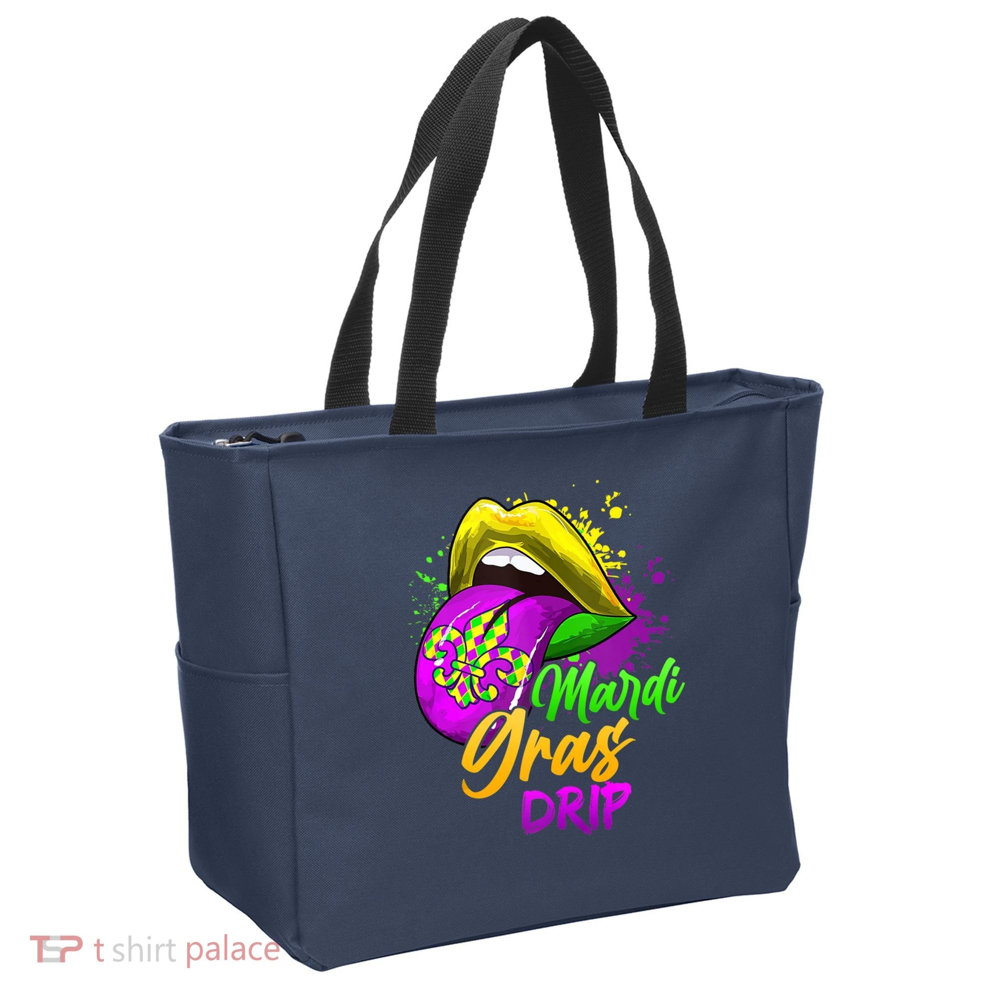 Mardi Gras Drip Mardi Gras Tote Bag