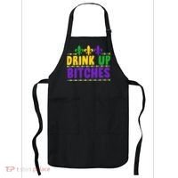 Mardi Gras Drink Up Bitches Apron thumb 0