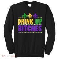 Mardi Gras Drink Up Bitches Sweatshirt thumb 0