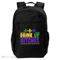 Mardi Gras Drink Up Bitches Backpack thumb 0