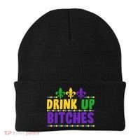Mardi Gras Drink Up Bitches Beanie thumb 0