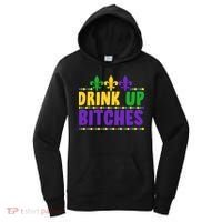 Mardi Gras Drink Up Bitches Women's Hoodie thumb 0