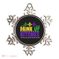 Mardi Gras Drink Up Bitches Ornament thumb 0