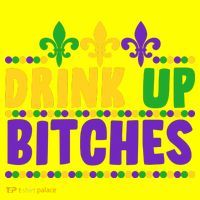 Mardi Gras Drink Up Bitches Hat thumb 2