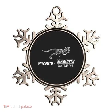 Math Geek Dinosaur Velociraptor Equation v2 Ornament