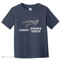 Math Geek Dinosaur Velociraptor Equation v2 Toddler T-Shirt thumb 0