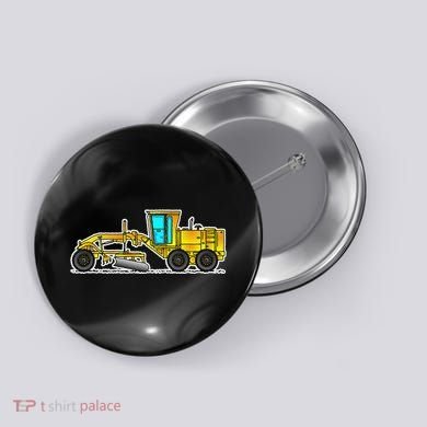 Motor Grader Design Road Grader And Blade Art Button