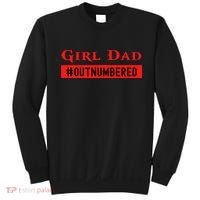 Girl Dad Fathers Day From Wife Daughter Sweatshirt thumb 0