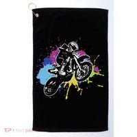 Motocross Gift Dirt Bike Gift Off Road Gift Golf Towel thumb 0