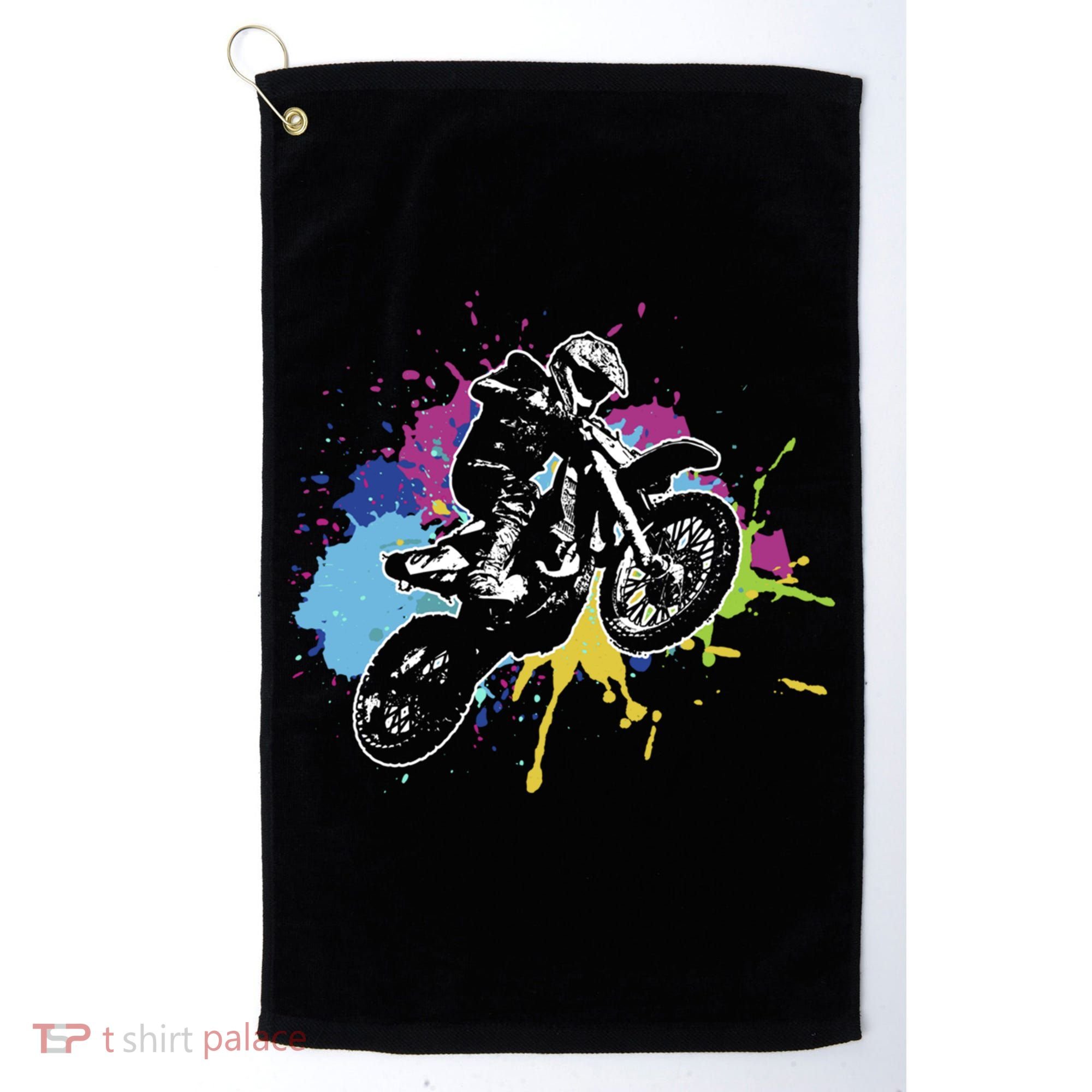 Motocross Gift Dirt Bike Gift Off Road Gift Golf Towel