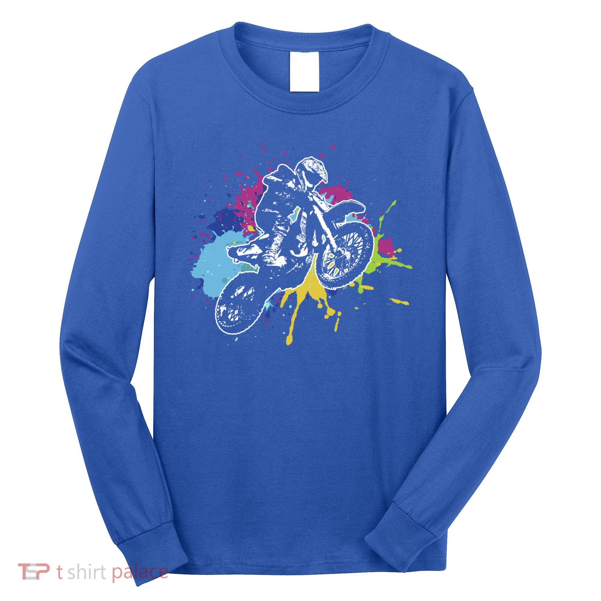Motocross Gift Dirt Bike Gift Off Road Gift Long Sleeve Shirt