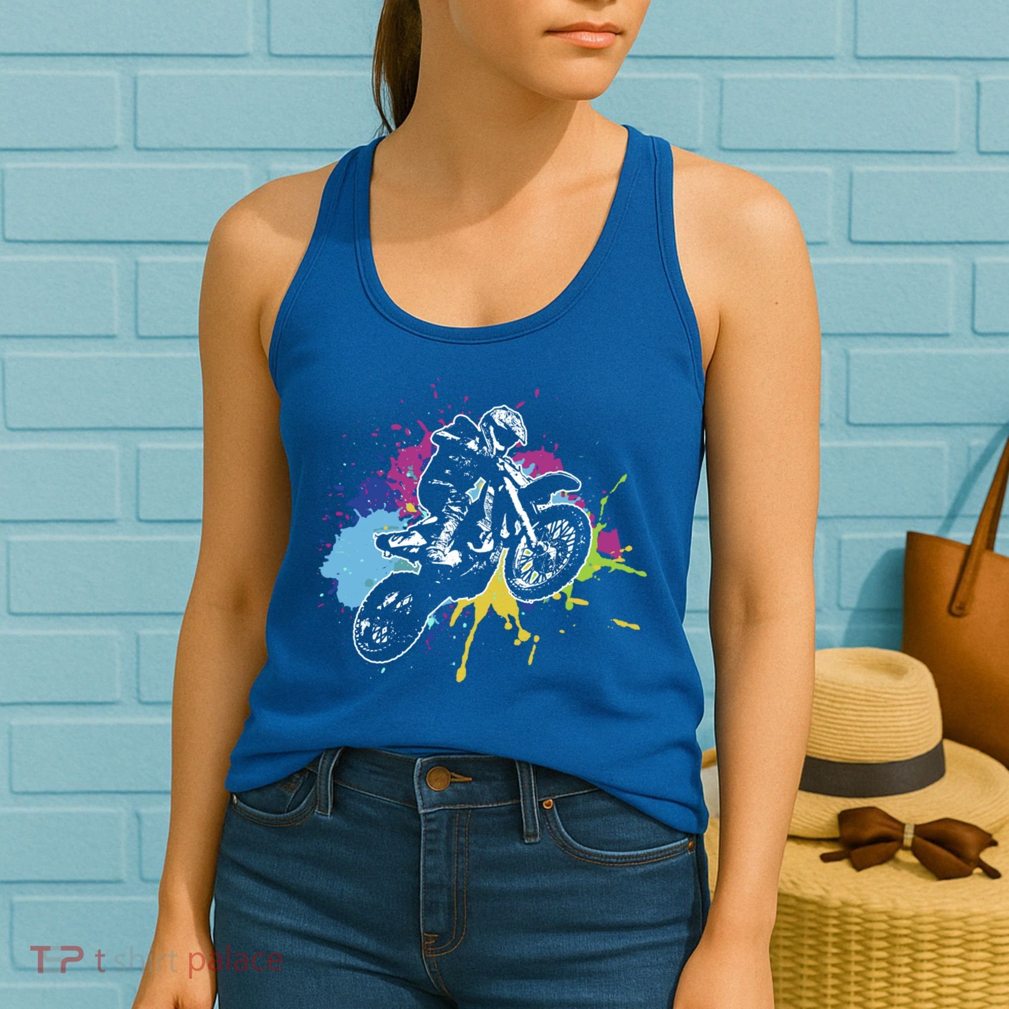 Motocross Gift Dirt Bike Gift Off Road Gift Women's Tank Top
