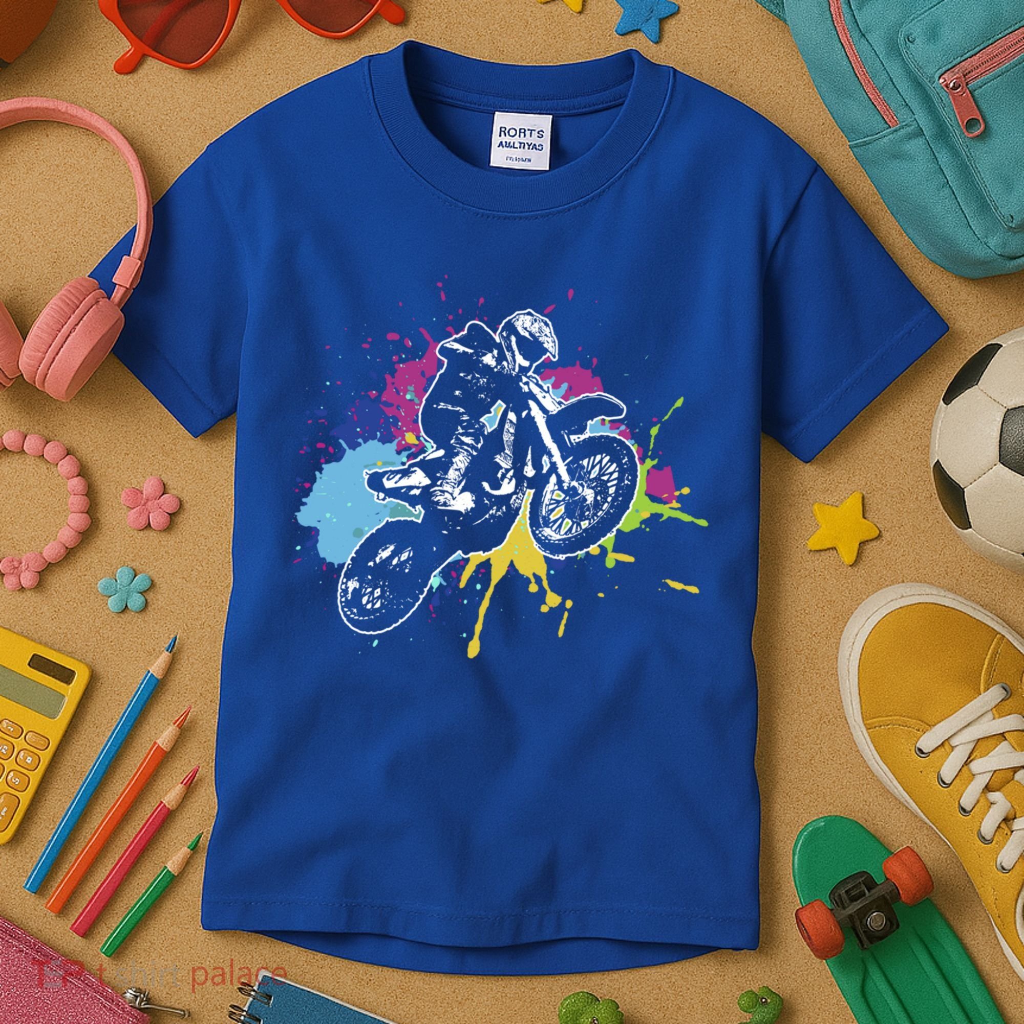 Motocross Gift Dirt Bike Gift Off Road Gift Kids T-Shirt
