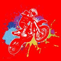 Motocross Gift Dirt Bike Gift Off Road Gift Santa Hat thumb 1