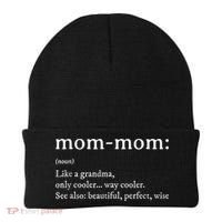 Mommom Gift  Definition Grandma Mom-Mom Mothers Day Beanie thumb 0
