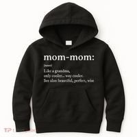 Mommom Gift  Definition Grandma Mom-Mom Mothers Day Kids Hoodie thumb 0