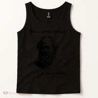 Meh Good Enough Funny Mediocrates Sarcastic Greek Philosophy Tank Top thumb 2