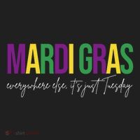 Mardi Gras Everywhere Else Its Just Tuesday Women's Sweatshirt thumb 2