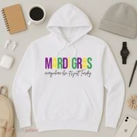 Mardi Gras Everywhere Else Its Just Tuesday Hoodie thumb 3