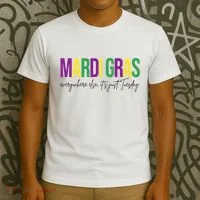 Mardi Gras Everywhere Else Its Just Tuesday T-Shirt thumb 3