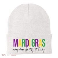 Mardi Gras Everywhere Else Its Just Tuesday Beanie thumb 0