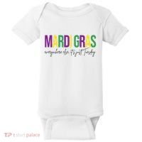 Mardi Gras Everywhere Else Its Just Tuesday Baby Bodysuit thumb 0