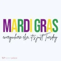 Mardi Gras Everywhere Else Its Just Tuesday Hat thumb 2
