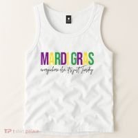 Mardi Gras Everywhere Else Its Just Tuesday Tank Top thumb 2