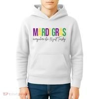 Mardi Gras Everywhere Else Its Just Tuesday Kids Hoodie thumb 4