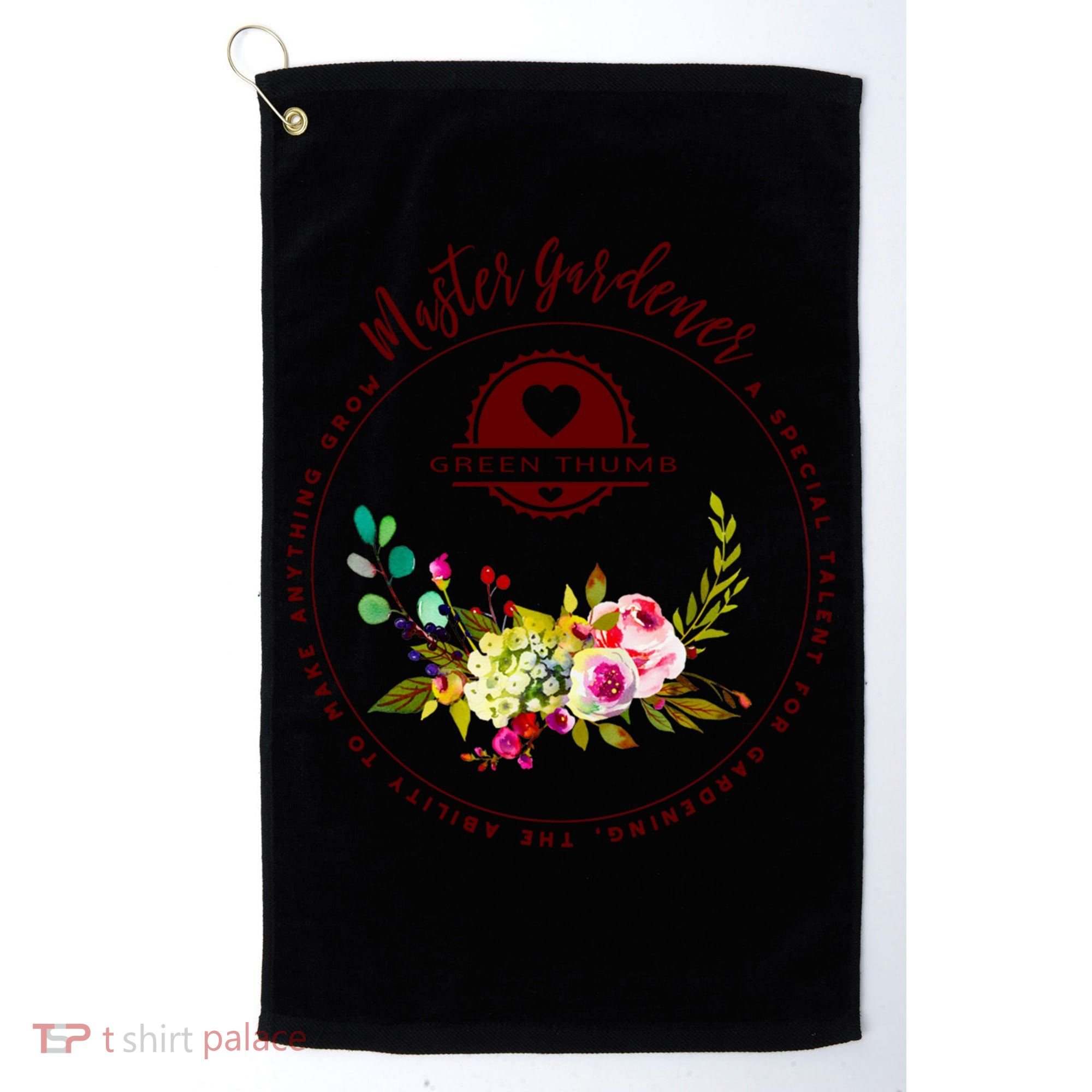 Master Gardener Funny Gift Floral Gardening Golf Towel